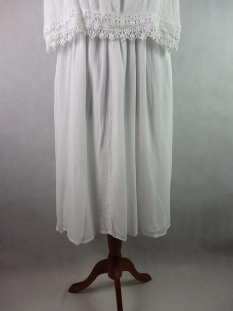 Kvalitné biele šaty, gina,40