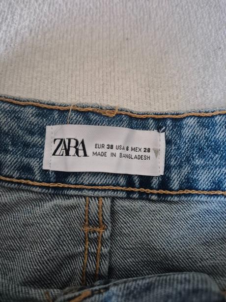 2x riflové šortky, zara,m