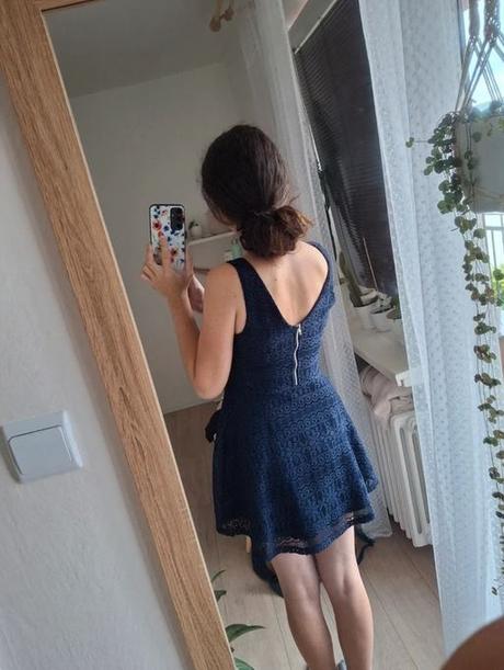 Čipkované mini šaty, sinsay,s