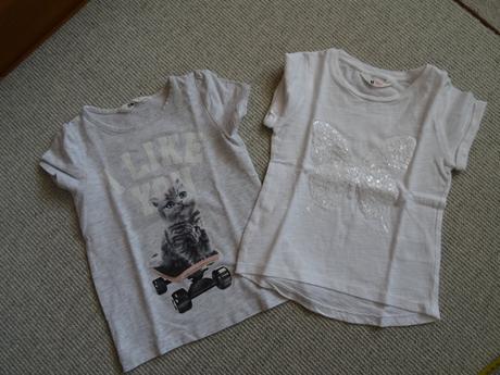 Trička 2ks, h&m,98