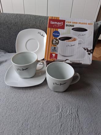 Lamart sada šálka tanierik hrnček podšálka ako nov,