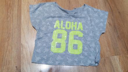 Dievčenské crop tricko, 158