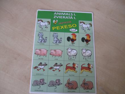 Pexeso - animals/zvieratá, 