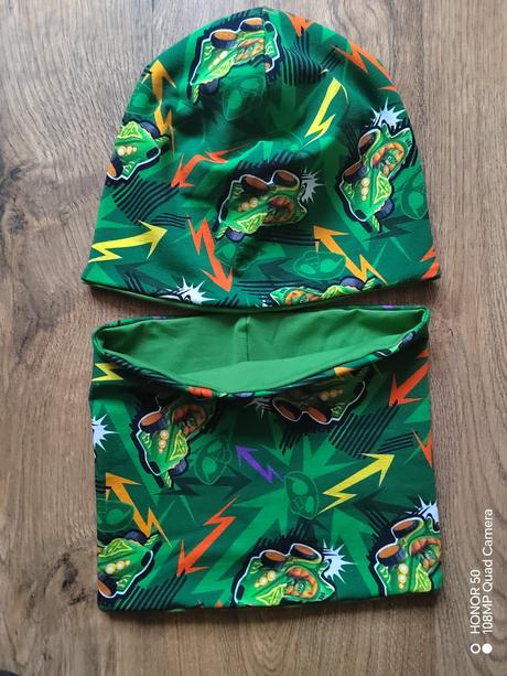 Set čiapka a nakrčnik, 122 / 128