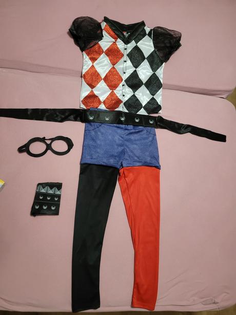 Karnevalový kostým harley quinn,
