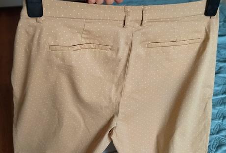 Bodkované 3/4 nohavice, xl