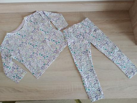 Legíny a tričko s kvetinkami, pepco,104