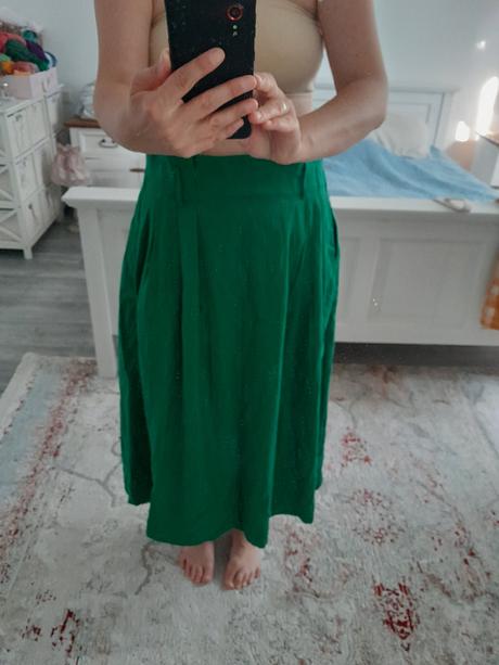 Midi sukňa medicine, s