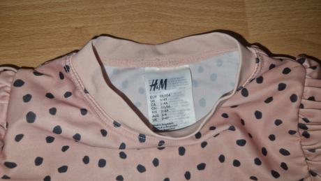Plavecké tričko, h&m,104