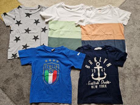 Letné tričká, h&m,116