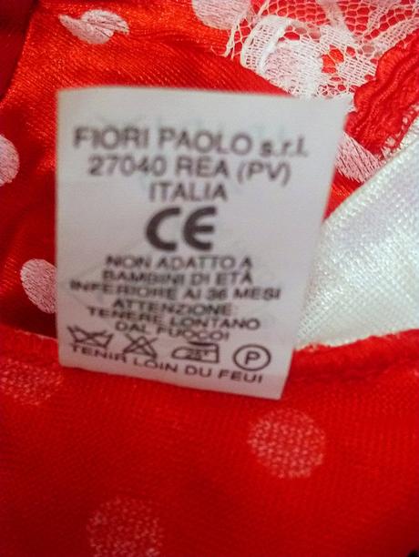 3 dielny kostým minnie mouse, fiori, 5-7r, 110-128,