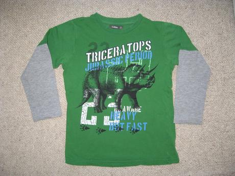 2x tričko s dlhým rukávom, 116, c&a,116