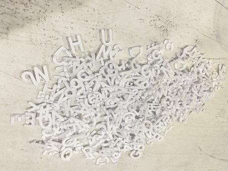 Písmenka plastové, 