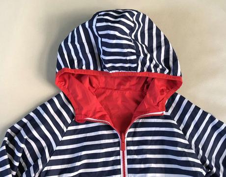 122/128 obojstranna prechodna bunda,7-8 r., 128