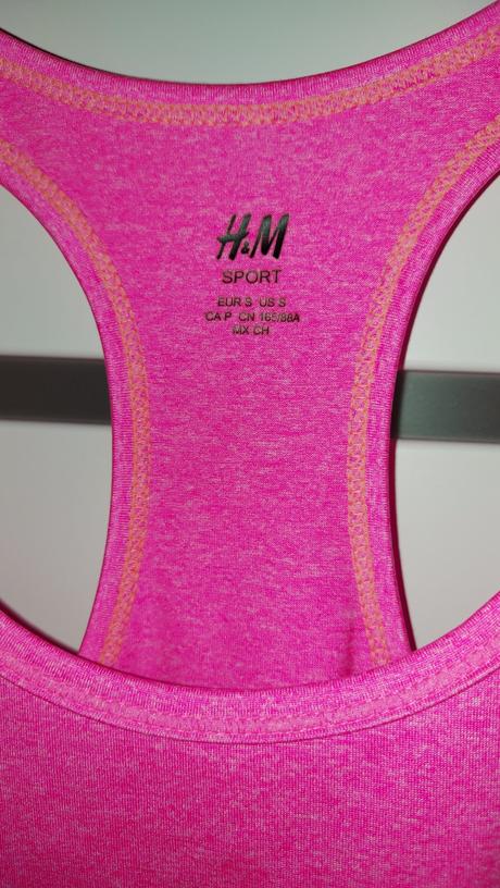 Sportove tielko, h&m,s