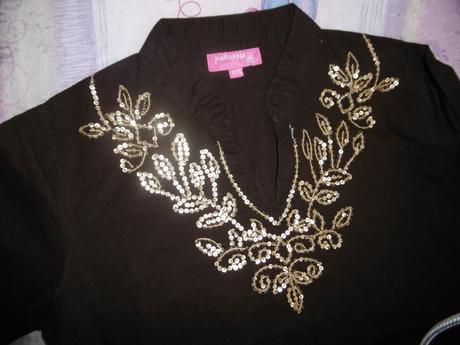 Blúza s flitrami, 140