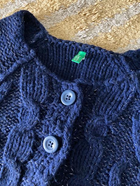 Trblietavý sveter benetton, benetton,152