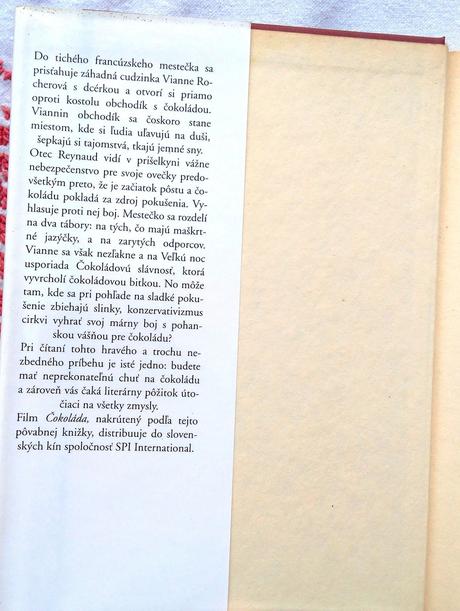 Čokoláda, joanne harrisová, 