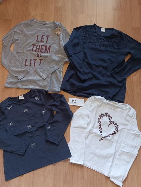 4x tričko, zara,152