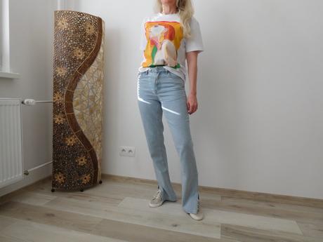 Zara tričko overisze-s,m,l,xl, bavlnené,, s