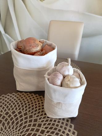 Obojstranné bavlnené vrecká,