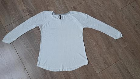 Tenký biely svetrík, takko,s