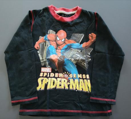 Čierne tričko spiderman č. 128, disney,128