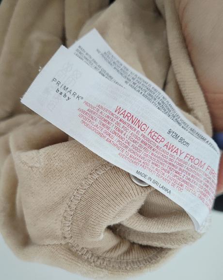 Teplé dupačky, primark,80