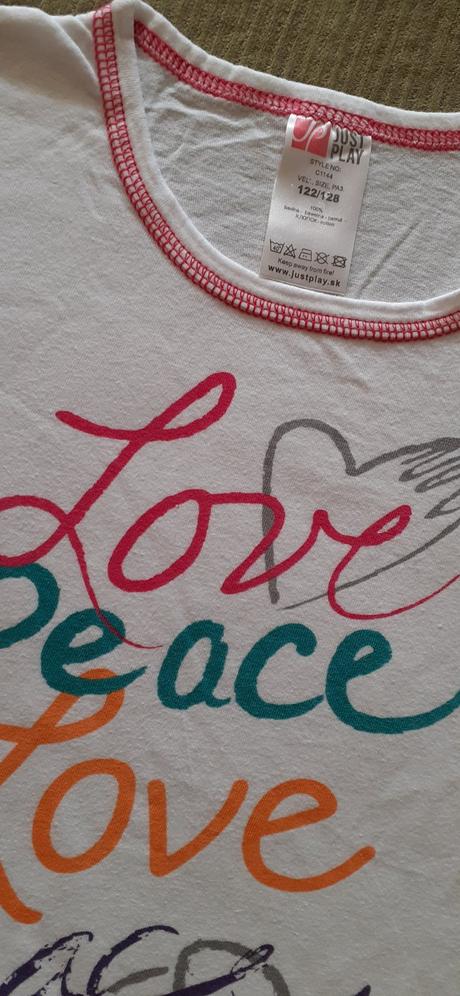 Tričko, just play,128