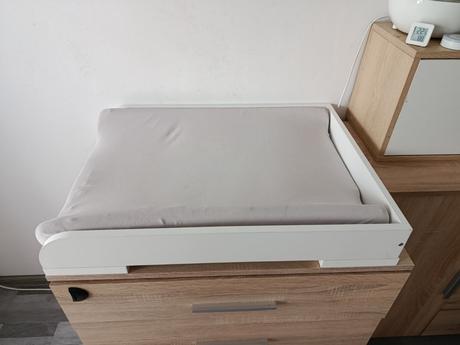 Detská postielka s prebaľovací pult na komodu, šírka (cm): 60,dĺžka (cm): 120