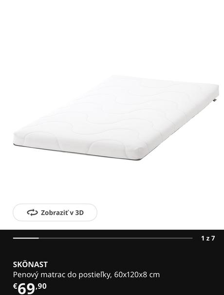 Detská postieľka, šírka (cm): 60,dĺžka (cm): 120