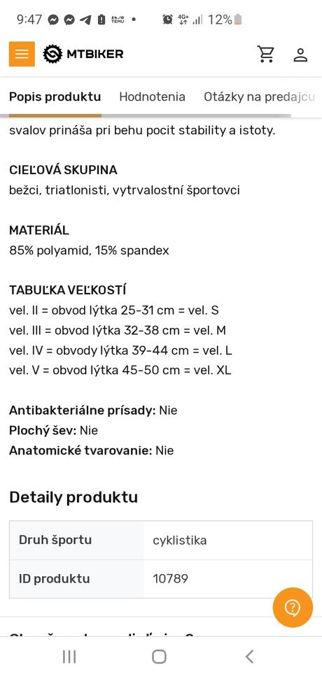 Cep kompresné podkolienky na beh velkost ii, 38