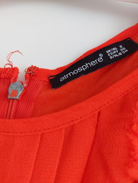 Sýto oranžové šaty, atmosphere,36