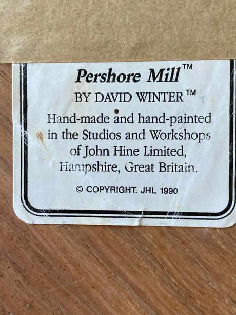 Zberateľský obraz 3d pershore mill, 