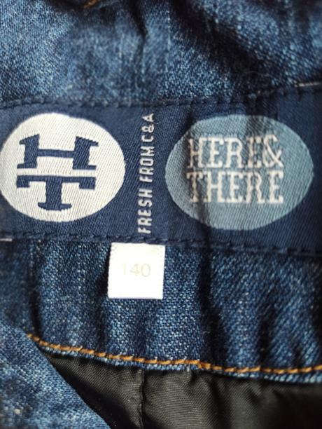 Rifľová bunda s odopínateľnou kožušinkou, c&a,140