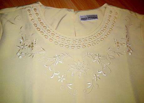 Žltá blúzka, c&a,m