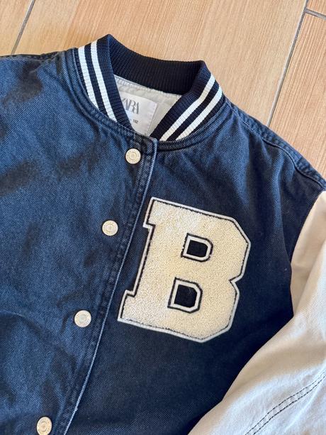 Riflová bomerka vyteplená, zara,152