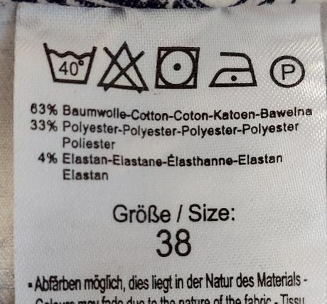 Čiernobiela sukňa bonita, 38