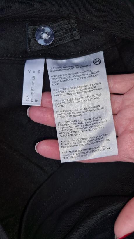 Tehotenské nohavice, c&a,40
