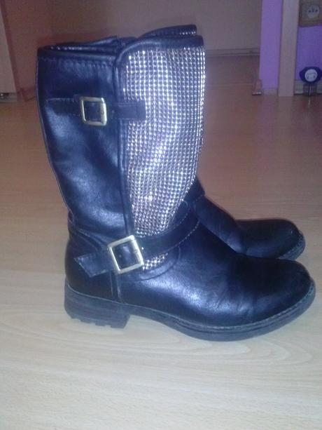 Vybijane cizmy, deichmann,34