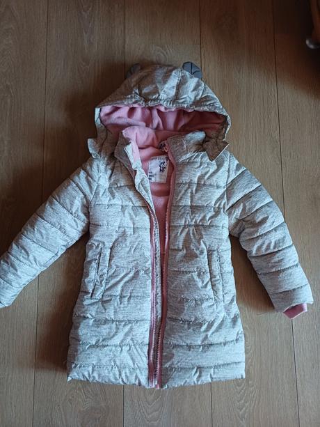 Zimná vetrovka s kapucňou s uškami 110, dopodopo,110