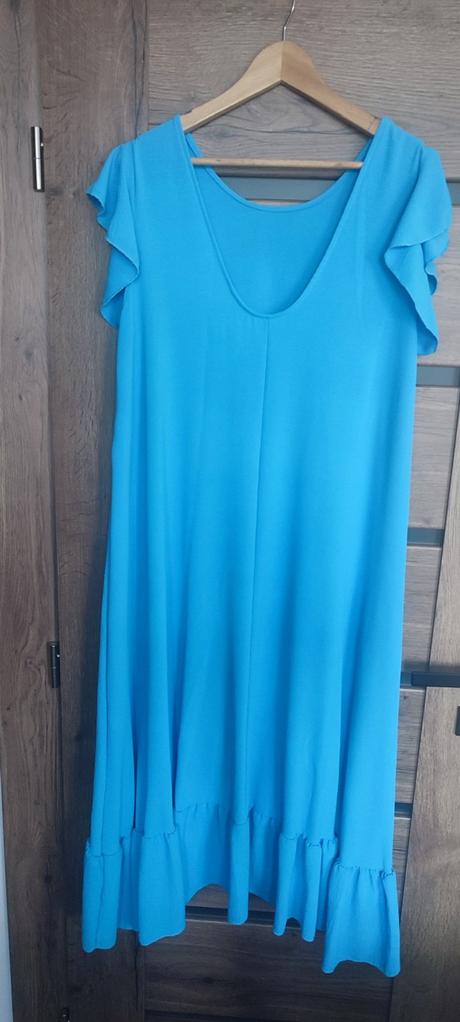 Volánové šaty uni, 