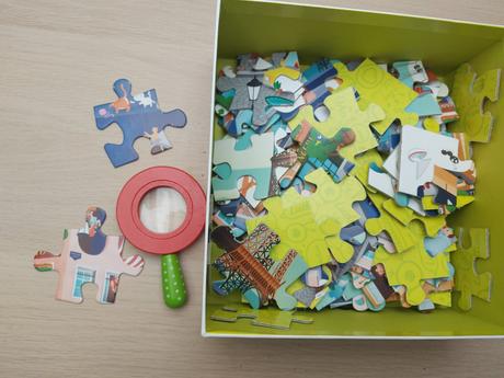 Puzzle ludattica s lupou, 