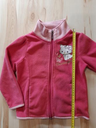 Mačičková flísová mikina, hello kitty,104