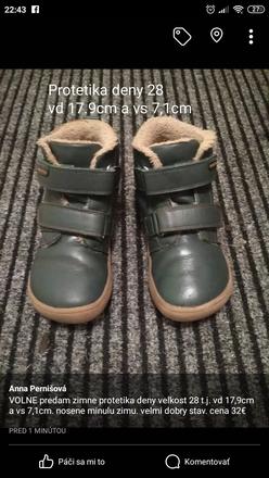 Protetika deny 28 zimne barefoot, protetika,28