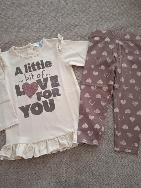 Set tričko +legínky klitzeklein babywear, 86