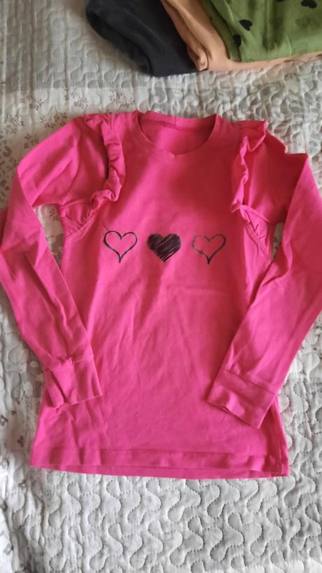 Tričko srdiečka, 134