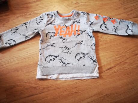 Šedá mikina s potlačou, dopodopo,92