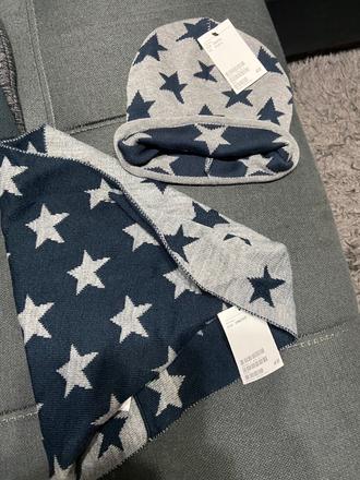 Set čiapka so šálom, h&m,146