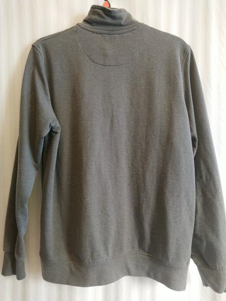Pánska sivá mikina na zips, watsons, l, l